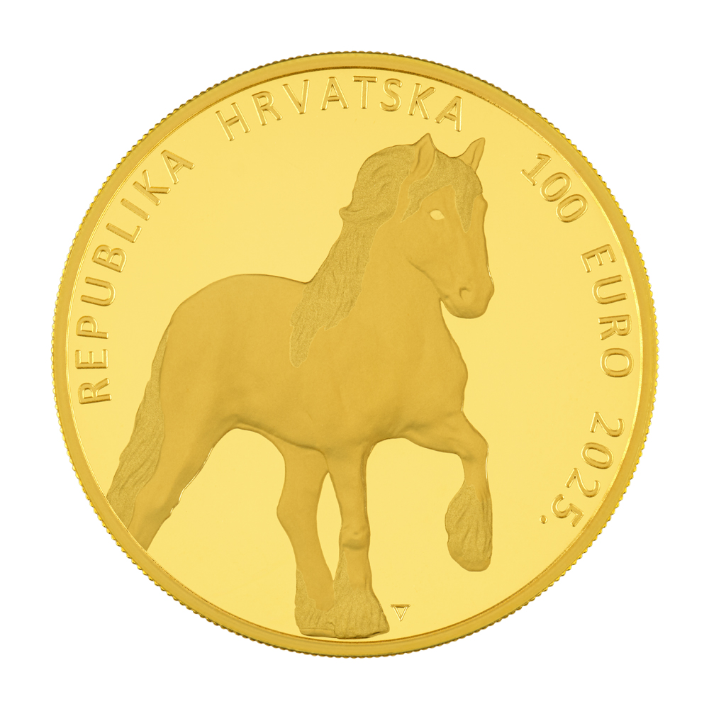 Zlatnik “Hrvatski hladnokrvnjak” 1 unca obojani – Image 2